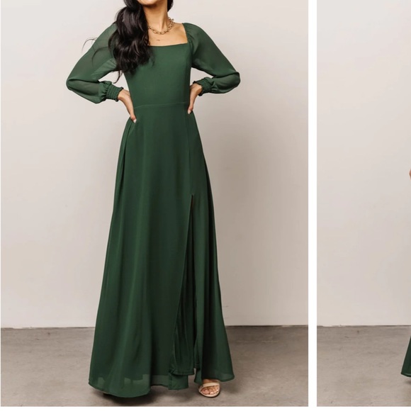 Forest green maxi dress - Picture 1 of 3